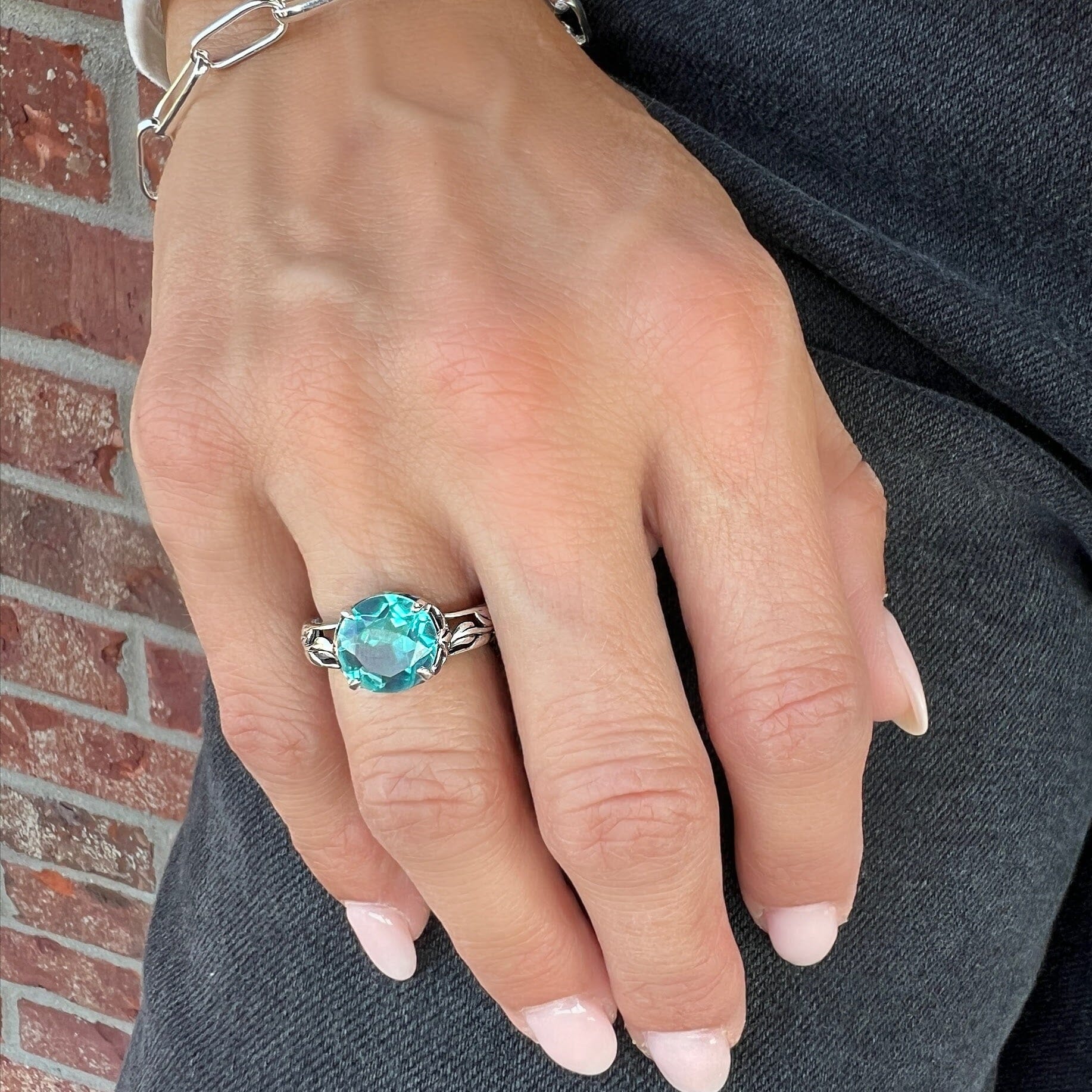 Belize Me Ring paired with Silver Creek Bracelet