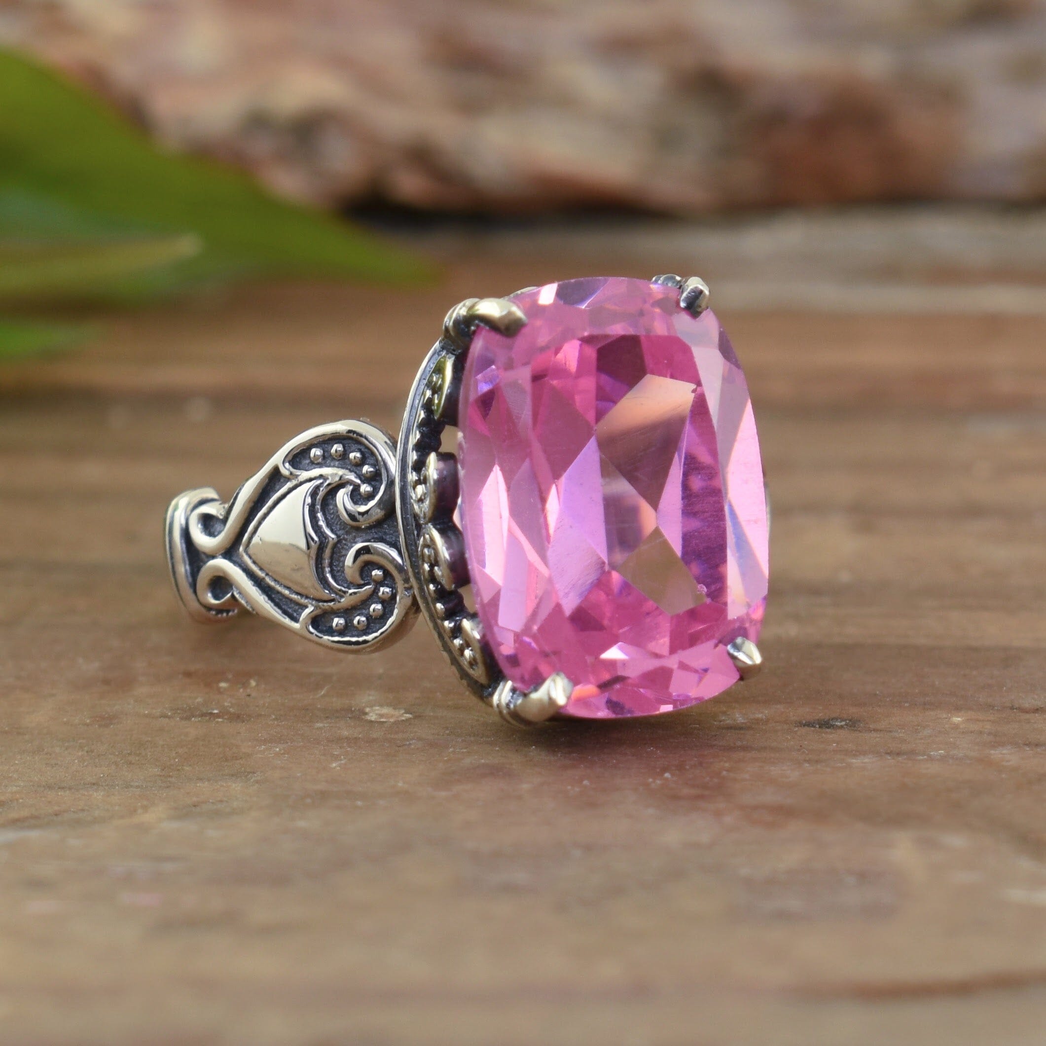 Statement pink ring