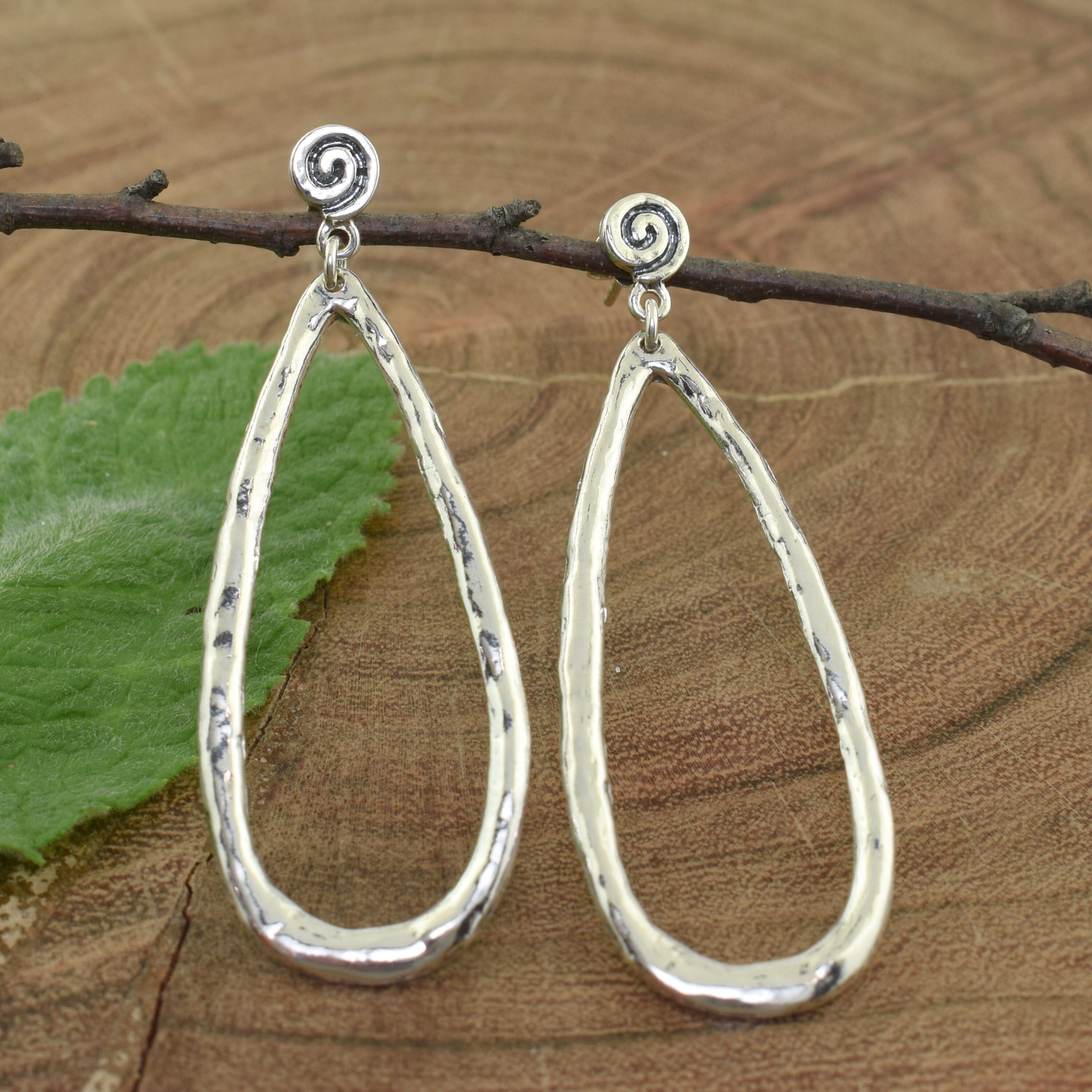 .925 sterling silver dangle earrings