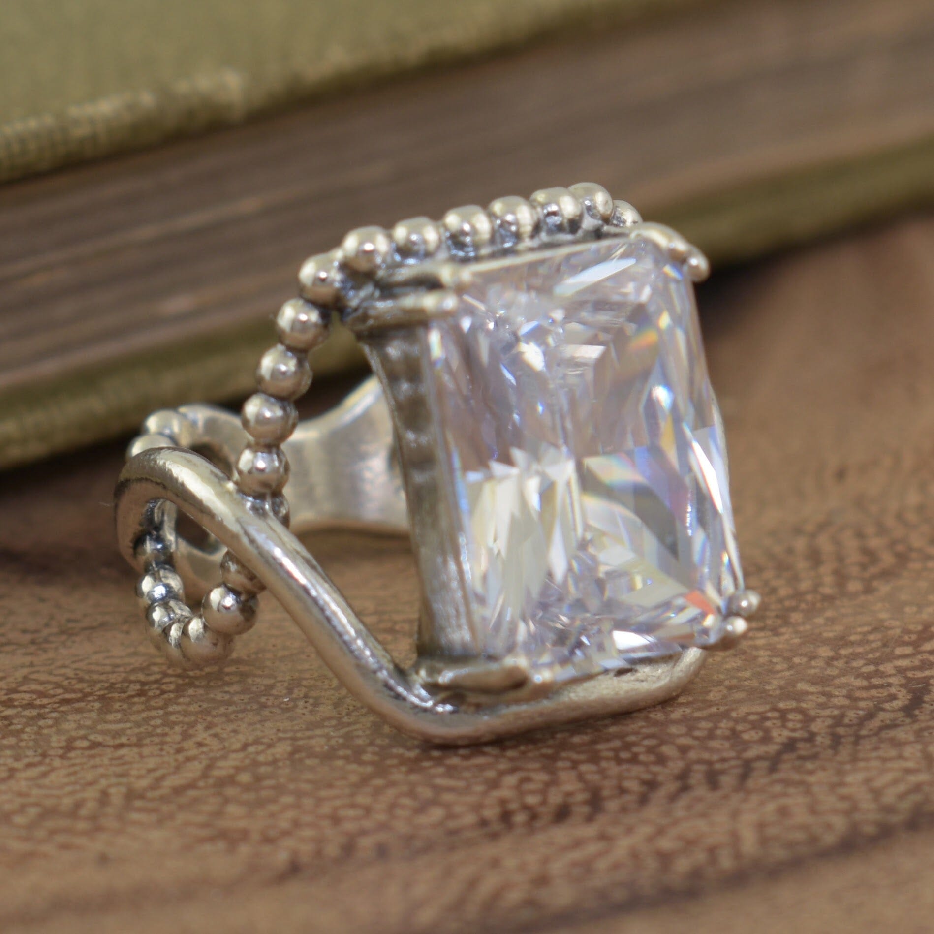 Clear Cut Ring