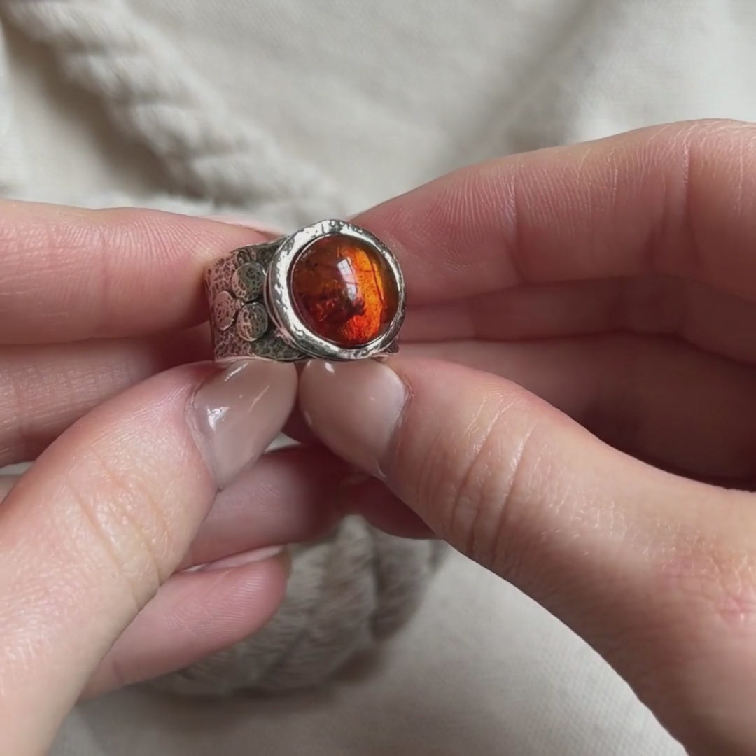 Amber Glow Ring - Size 5