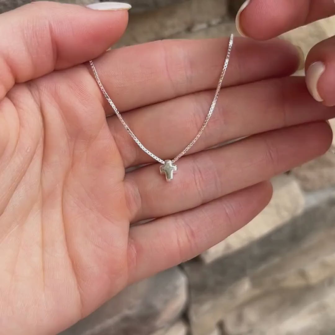 Itty Bitty Cross Necklace