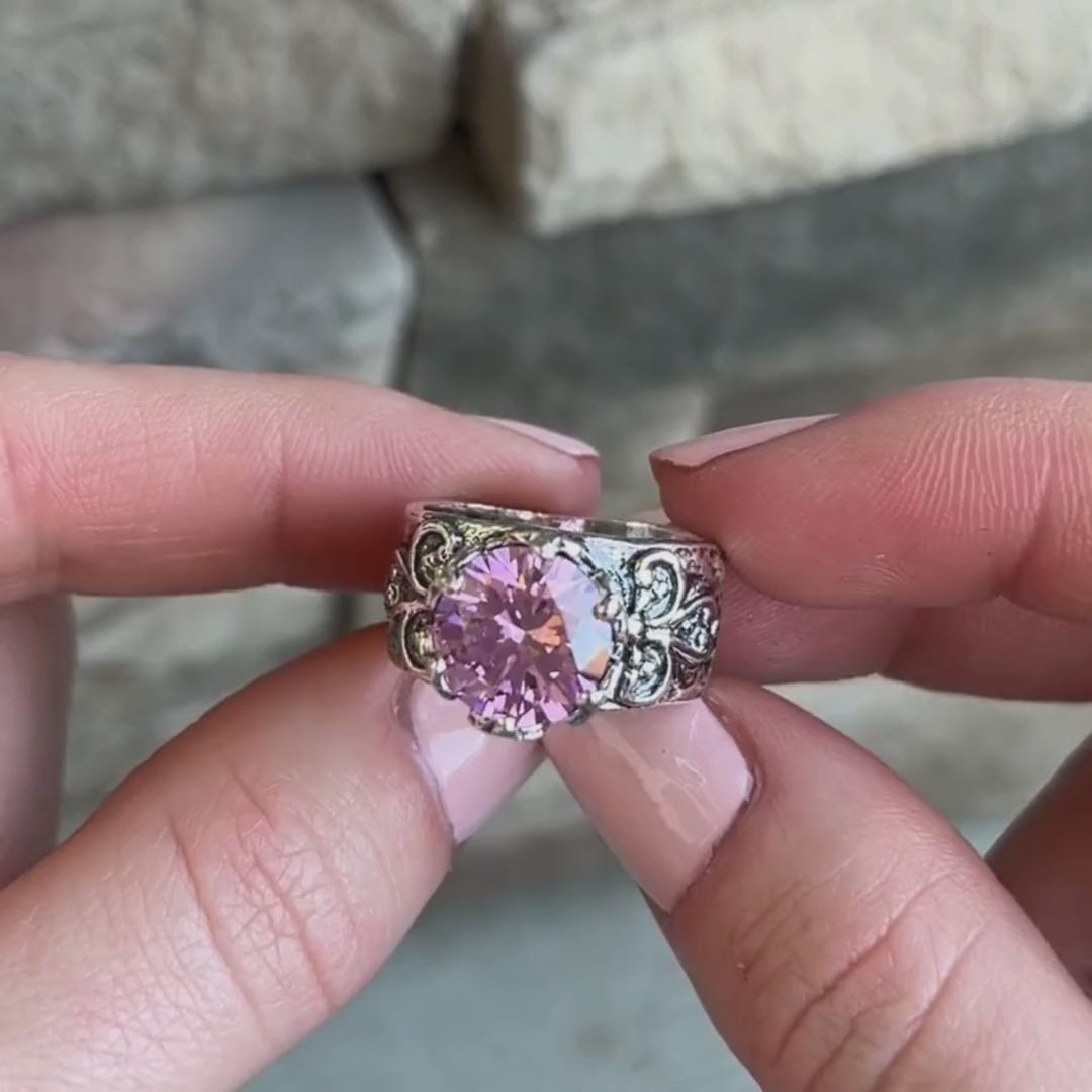 Pink Cinderella Ring