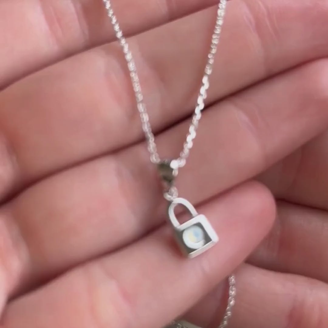 Mini Lock Necklace