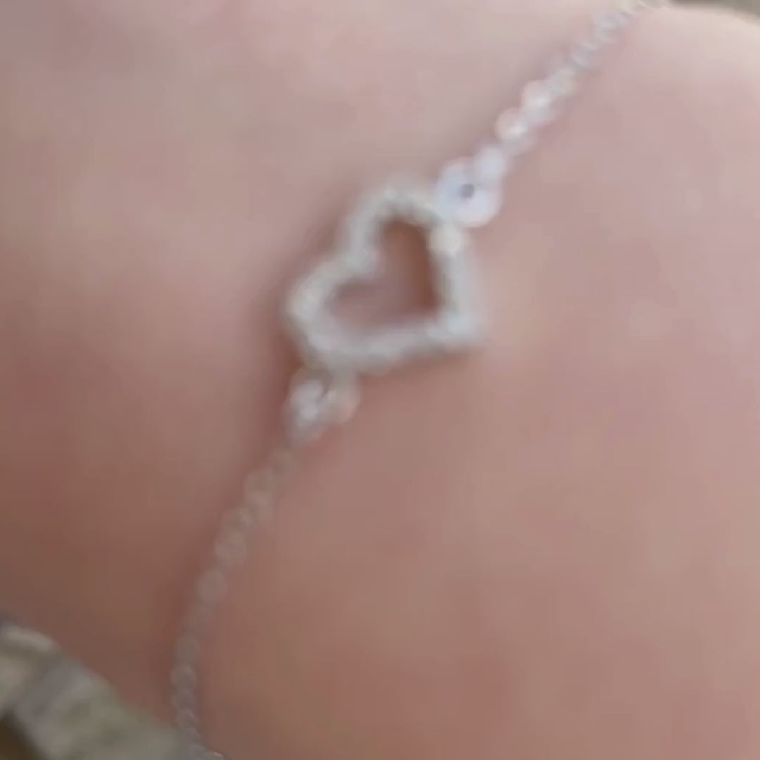 Open Heart Bracelet