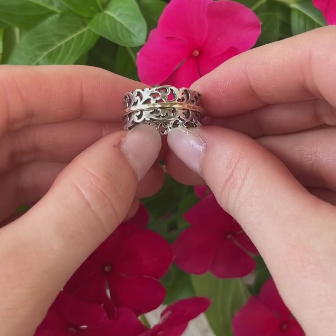 Adorned Filigree Ring