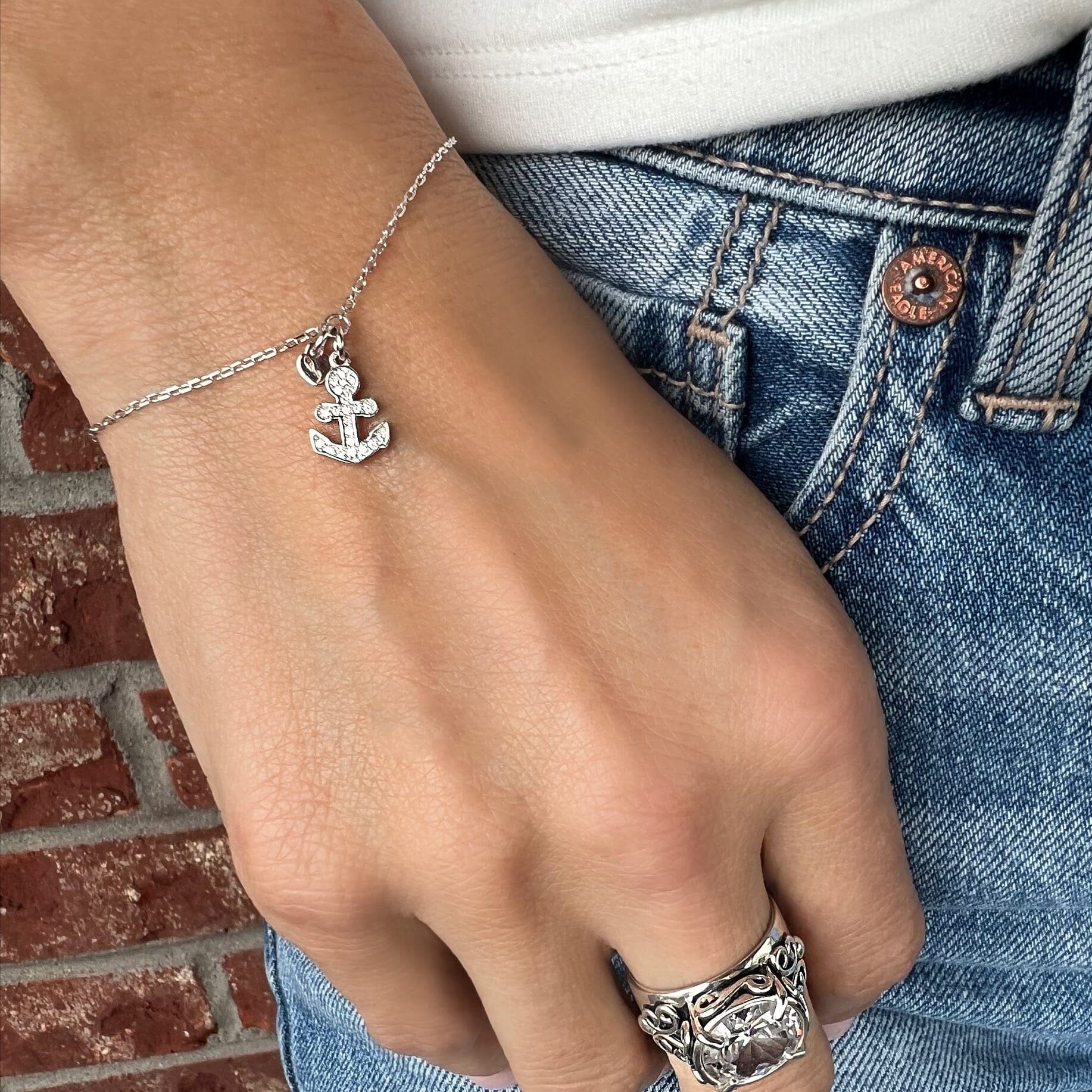 Sail Away Bracelet paired with Eye Candy Ring