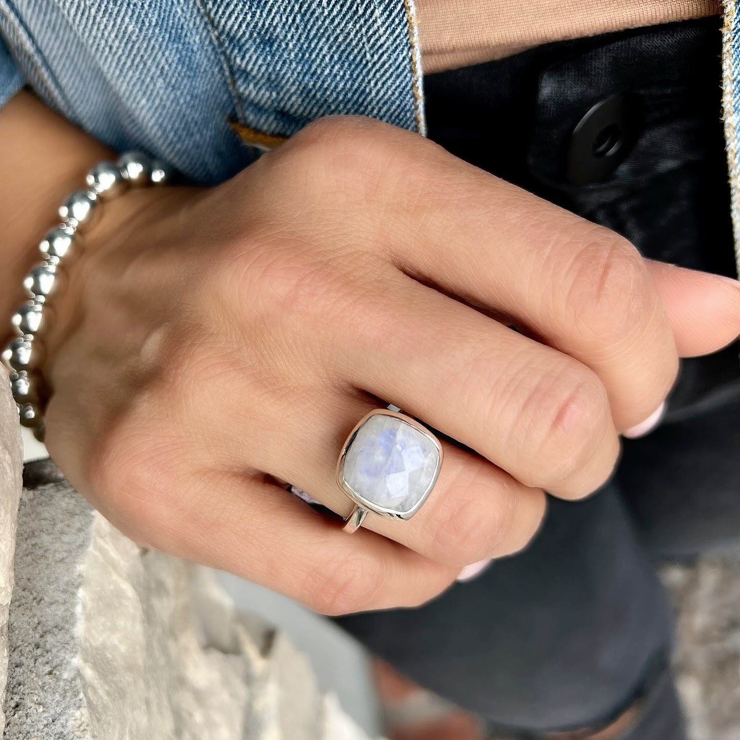 Dance in the Rain ring with Hav'n a Ball bracelet