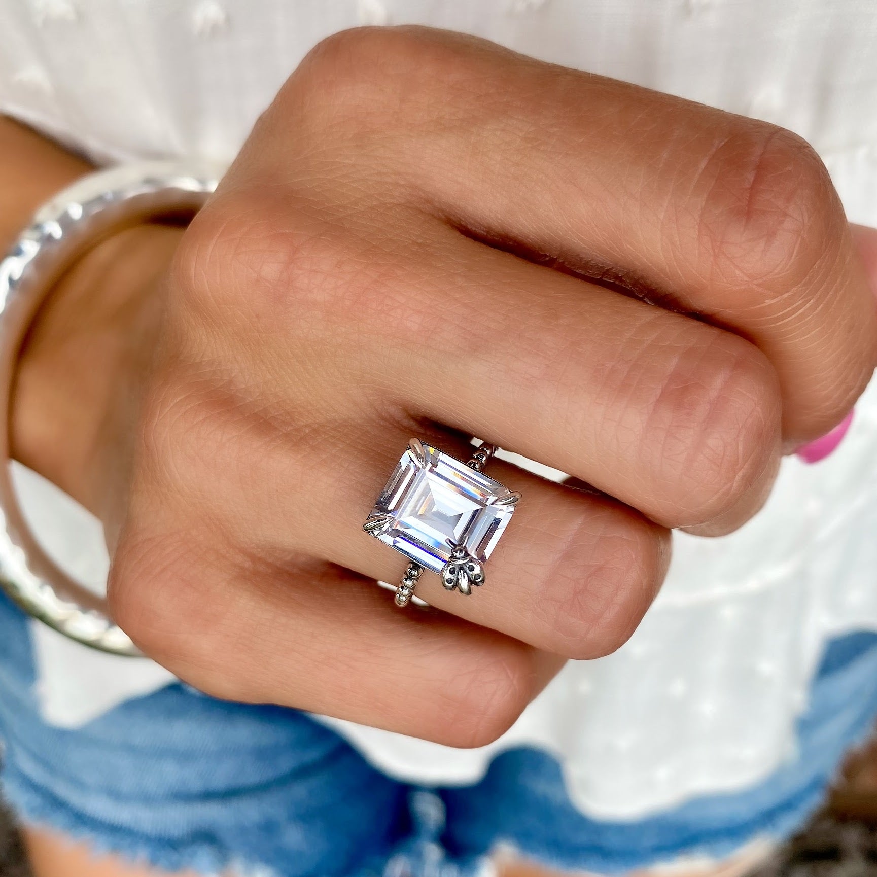 Leading Lady Ring with Sonoma Bangle