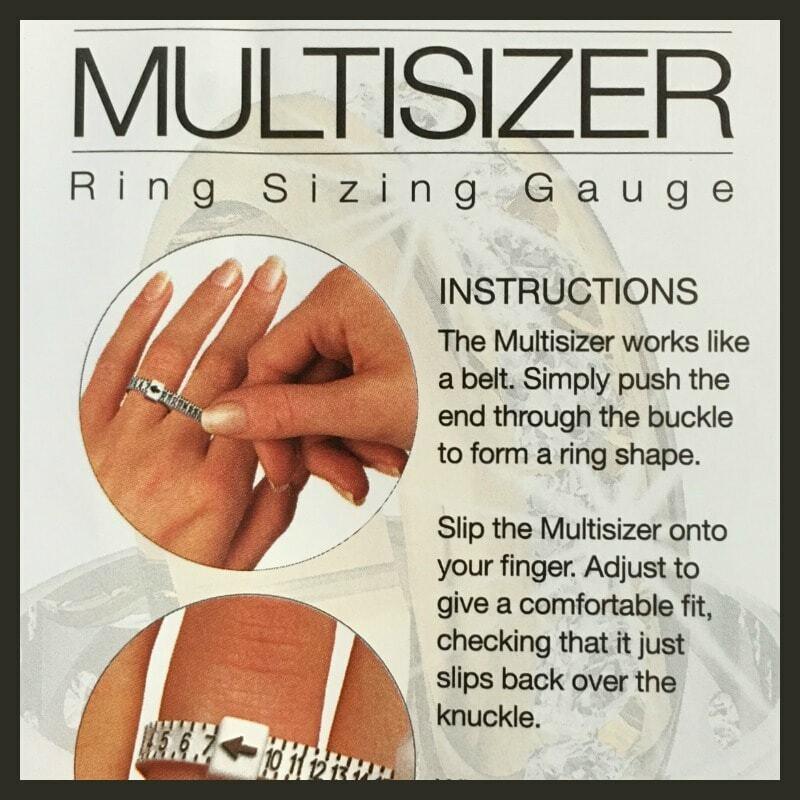 Ring Sizing Gauge